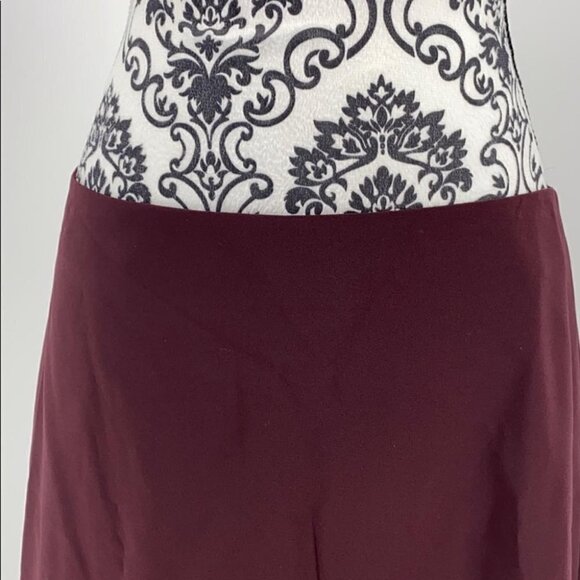 Dylan Gray A-Line Crepe Mini Skirt | Burgundy | Size 12 | NWT $148 - Picture 5 of 11